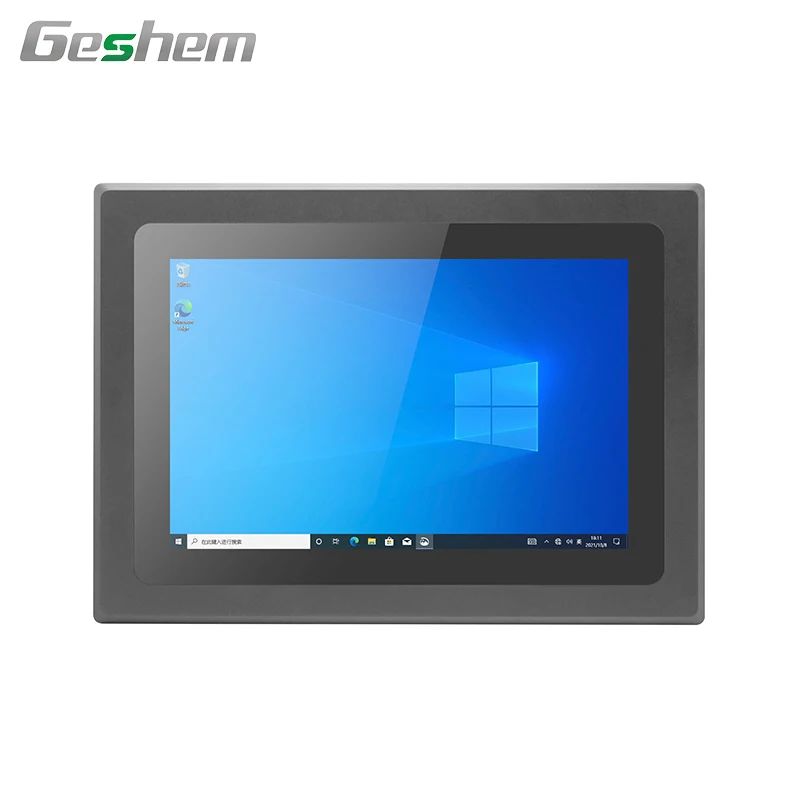 

High Quality Embedded 10 Inch Touch Screen Industrial Touch Panel PC Win For Control System