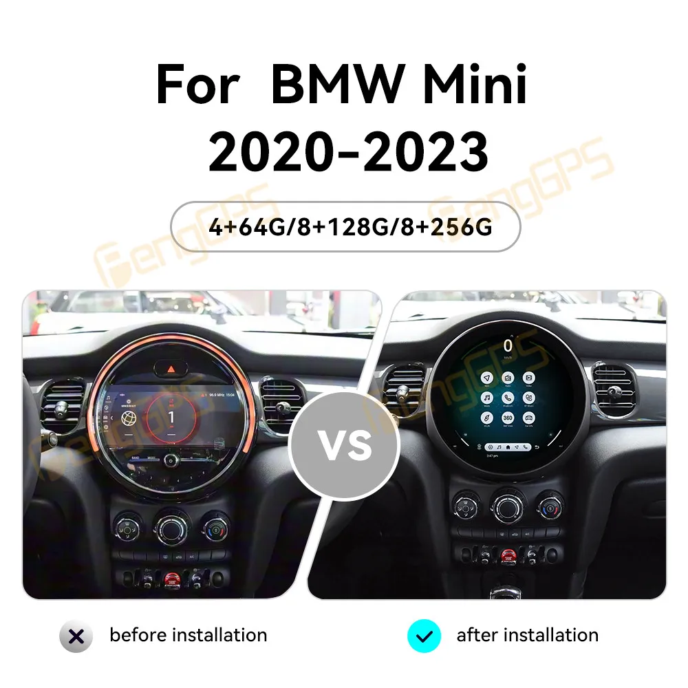 Touch Screen Car Radio For BMW mini 2020-2023 Android GPS Automotive Multimedia Auto Radio Stereo Receiver Head Unit