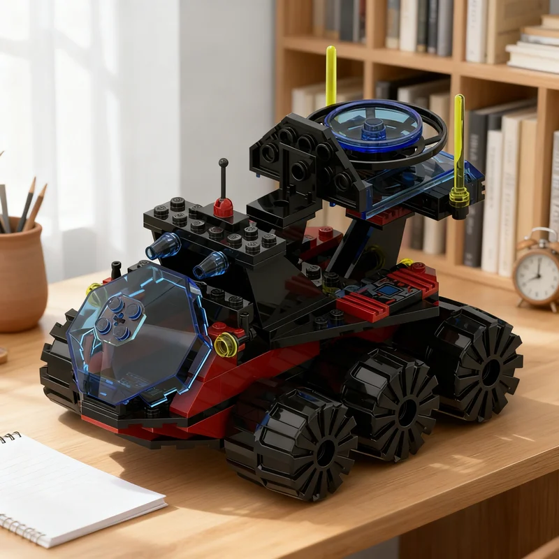 112 Uds. MOC móvil escucha exterior espacio Spyrius modelo Juguetes de bloques de construcción regalos de navidad Idea de construcción educación