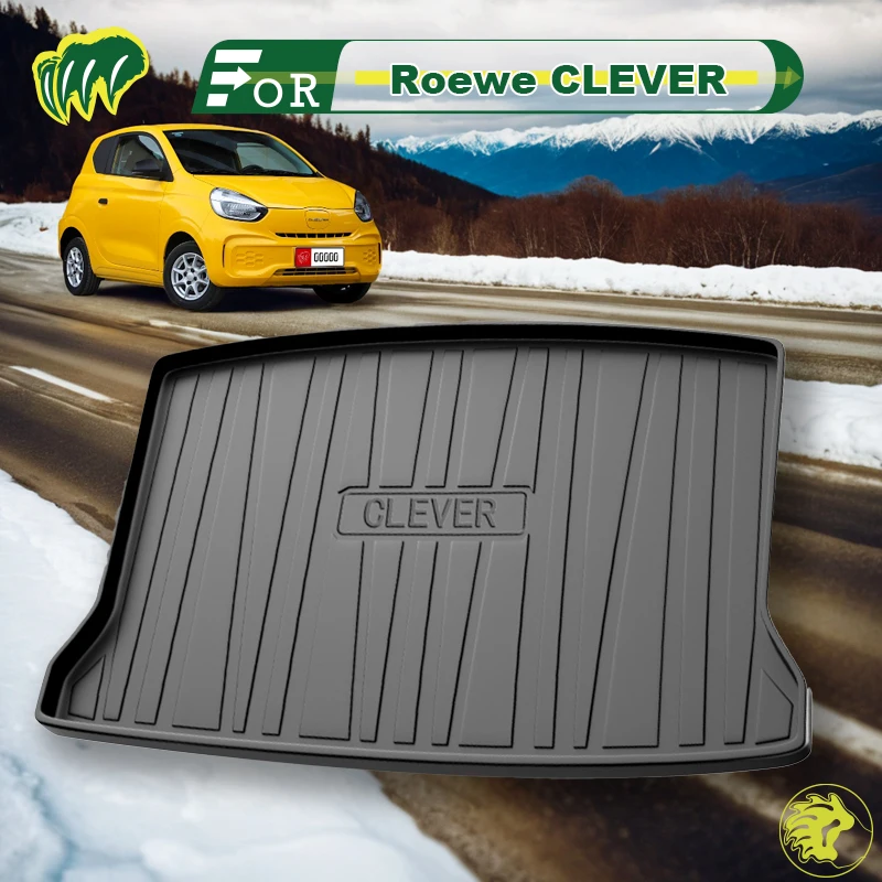 

For Roewe CLEVER 2021-2024 TPE Custom Fit Car Trunk Mat All Season Black Cargo Mat 3D Shaped Laser Measured Trunk Liners