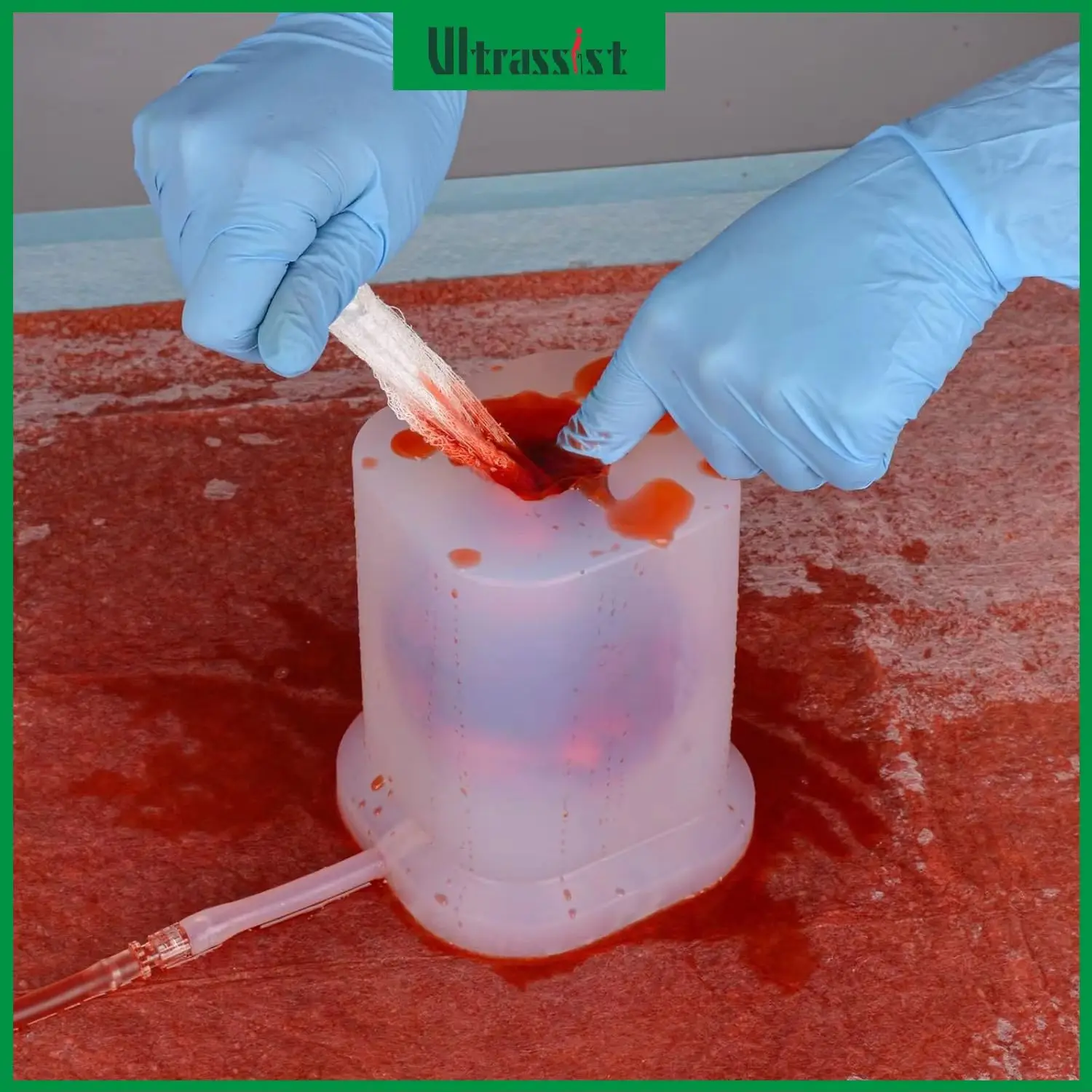 Ultrassist Bullet Wound Packing Trainer Model Kit Wound Dressing Hemorrhage Control Training for First Aid Student Education Use