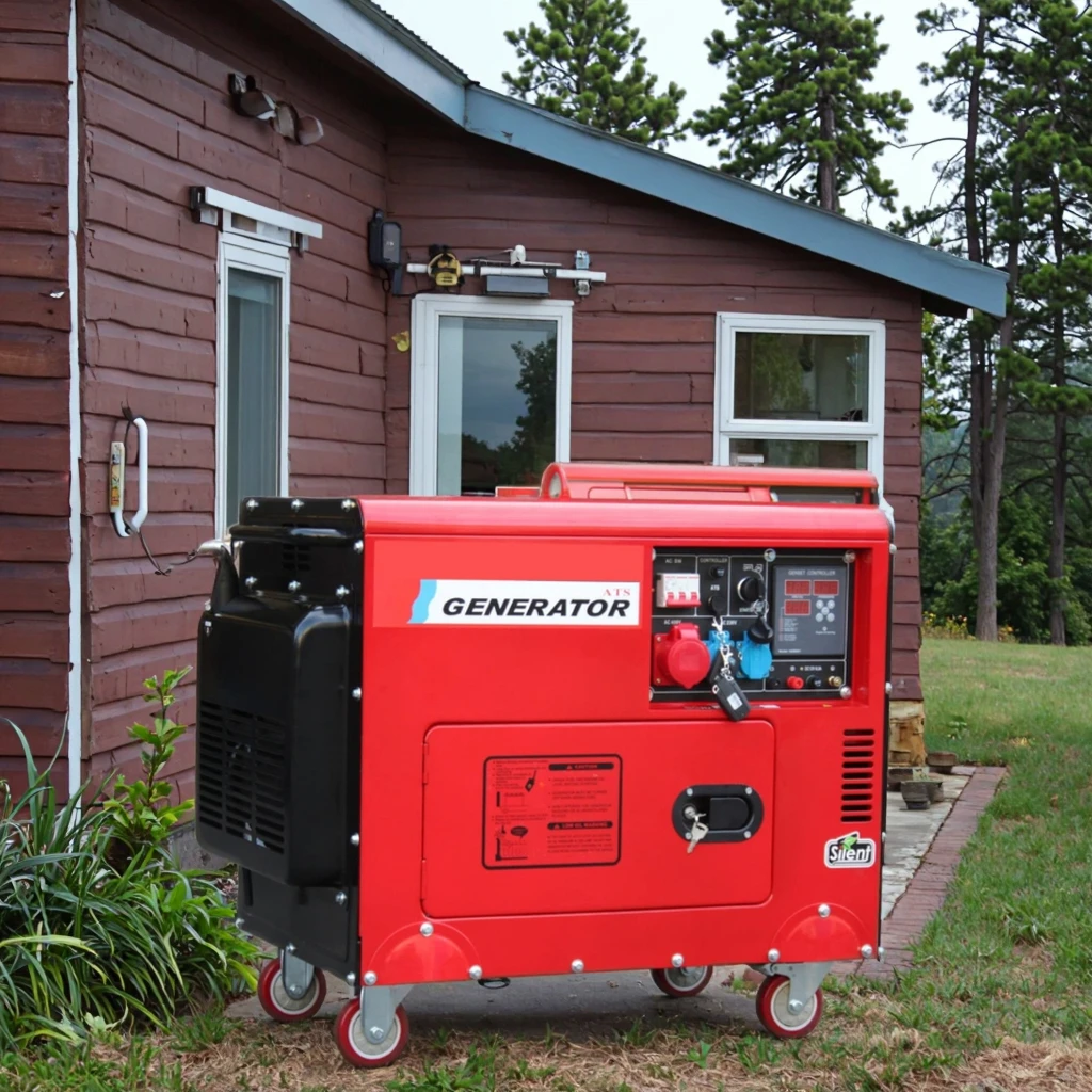 Ultra-Silent 12kw High-Effect Diesel Generator Remote ATS 1500Rpm Single Three Phase for Home Industrial Use 110V 220V 380V