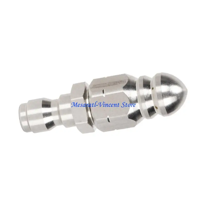 

A70F High Performances Drain Jet Nozzle 6 Directional Sprays Pattern 1/4 Inch Thread Unclogging Tool for Rapid Debris Clearance