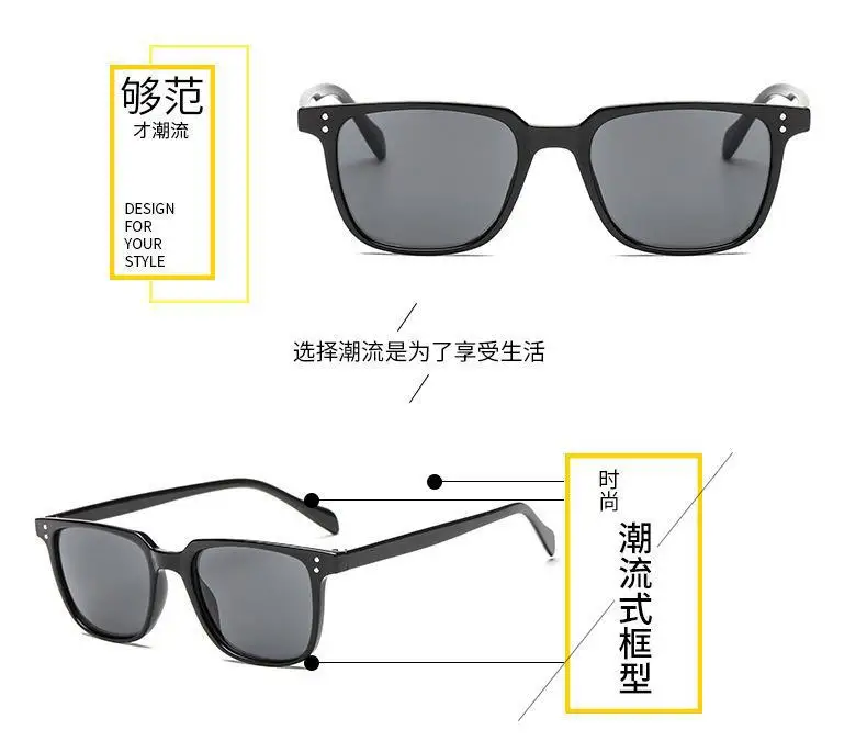 Rechteck Sonnenbrille Frauen Männer Polygon Vintage Marke Designer Quadrat Sonnenbrille für Frauen Shades Weibliche Brillen Unisex Gläser – Detail 3