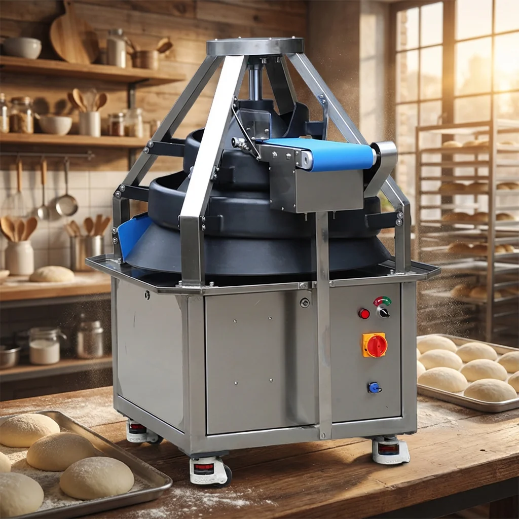 # For Factory Price Conical Dough Rounder 8000 Pcs/h Automatic Bakery Bread Pizza Bun Dough Rounding Equipment With Adjustable R