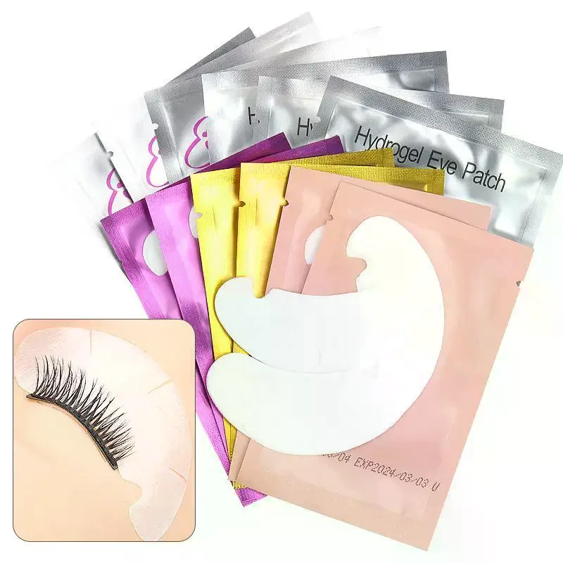 /Kuz/Eyelash Extension Patch Hydrogel Eye Patches Pads For Special Auxiliary Tools For Eyelash Extensions 50 Pairs