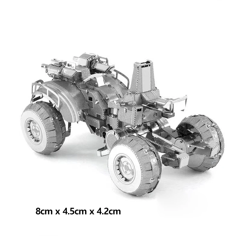 Mfuny 3D Metal DIY Assembled Model Mini Nanoparticle Puzzle Light Wheel HALO Scorpion Tank