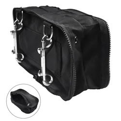 Nuevo Bolsa práctica de alta calidad con montaje lateral, bolsa de almacenamiento negra, 1 unidad, accesorios BCD, montaje lateral, buceo