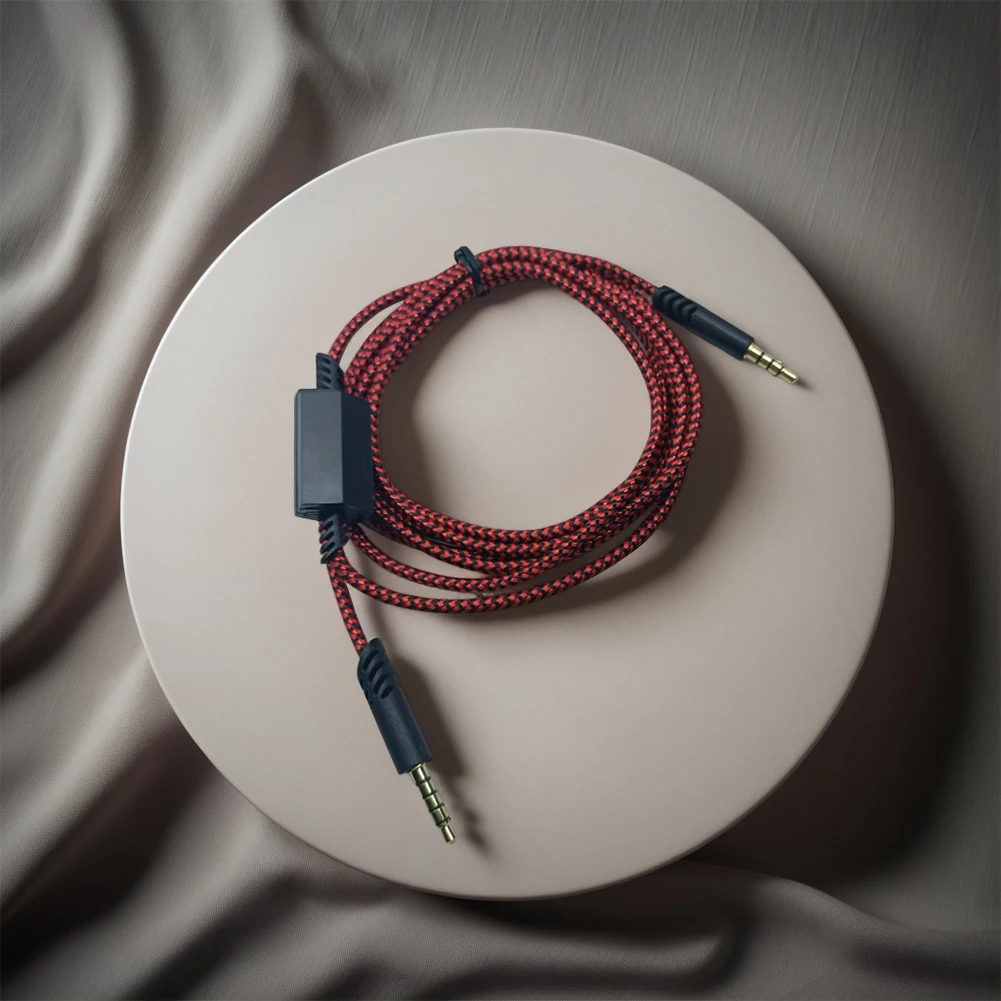 Audio Cable Inline Mute Cord for Astro A10/A30/A40/A40TR/A50 Gaming Headset Audio Line Console Cable Wire for PS5/PS4 Controller