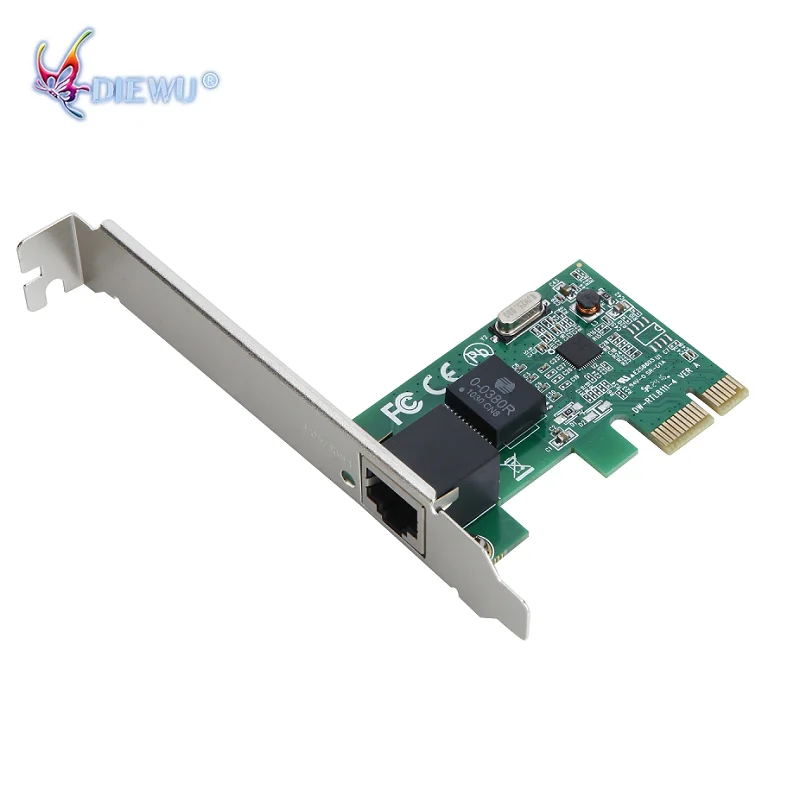 Offre spéciale 10/100 Mbps PCi Express vers Port Rj45 carte d'interface réseau à puce Realtek 8211E
