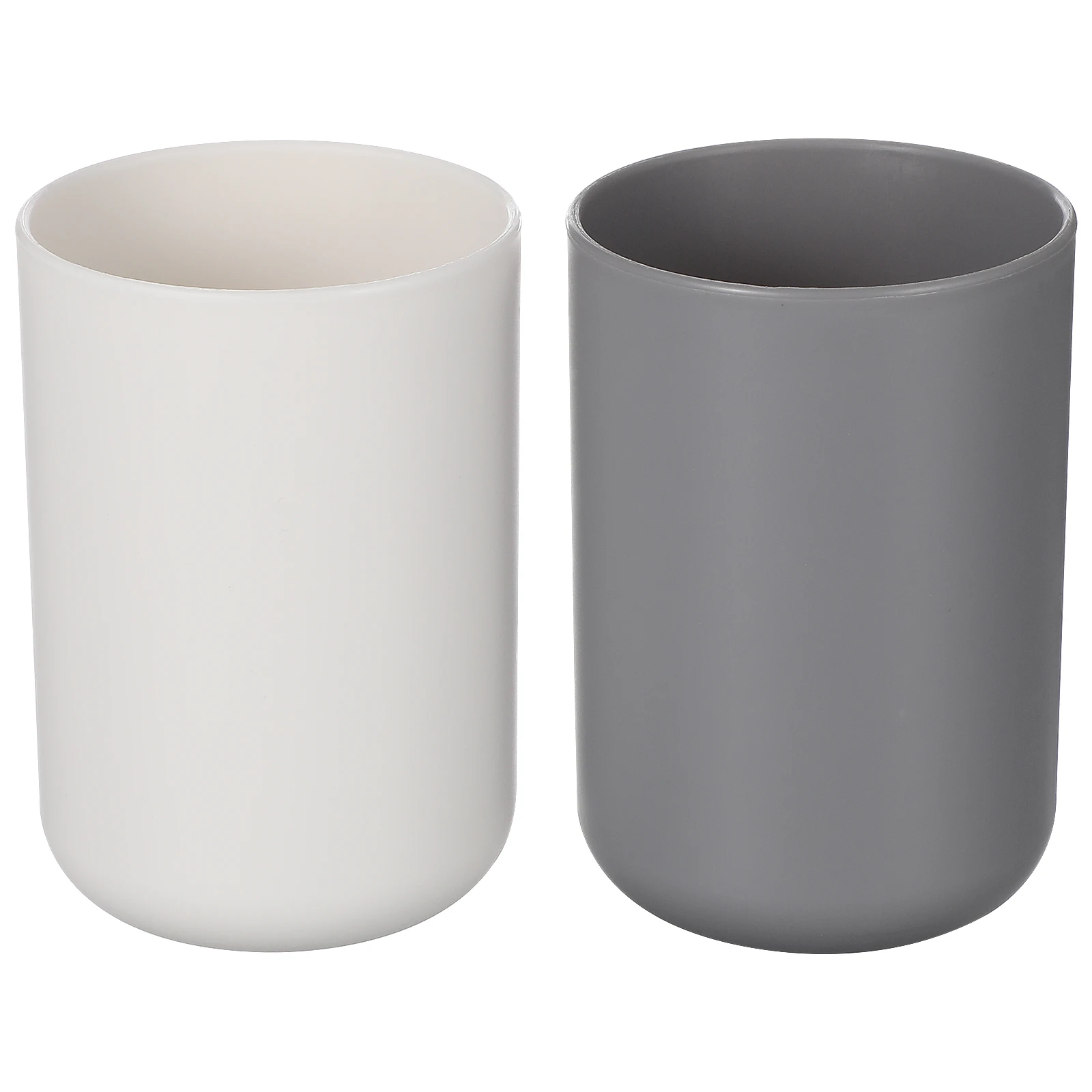 

2pcs Plastic Mouthwash Cup PP Bathroom Travel Home Toothbrush Tumbler Easy Clean Japanese Style Beverage Breakfast Cup