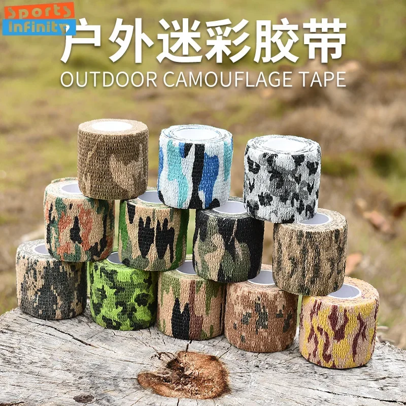 Non Woven Bicycle Camouflage Tape Protective Adhesive Self Stick Tape Mountain Road Bike MTB Handle Bar Frame Protector Sticker