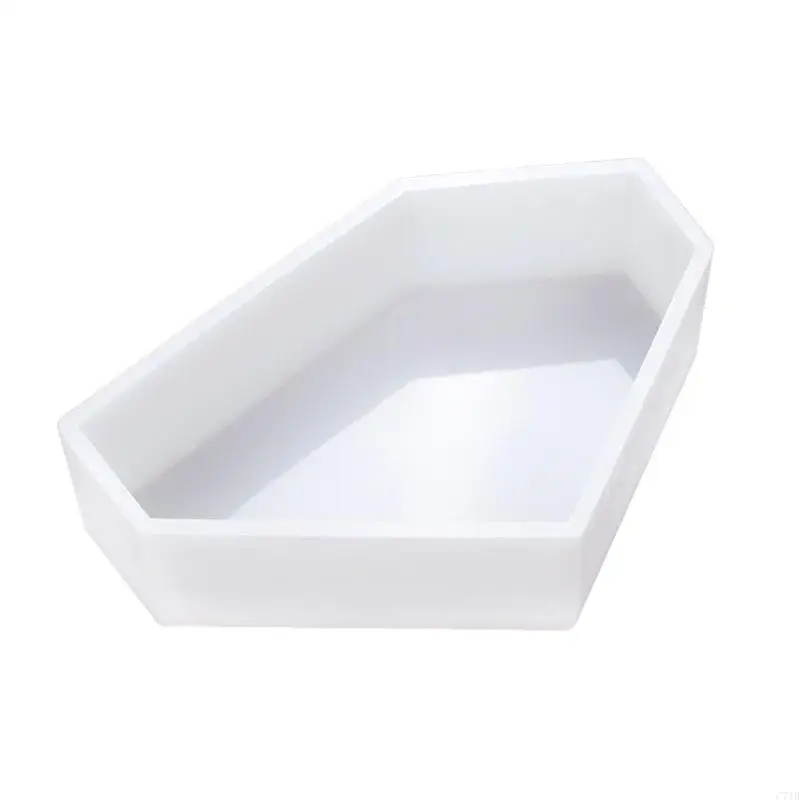 

C71B Delicate Irregular Ornament Creating Mold Decorative Crystal Dropping Silicone Mold for Crafting Unique Irregular Accent