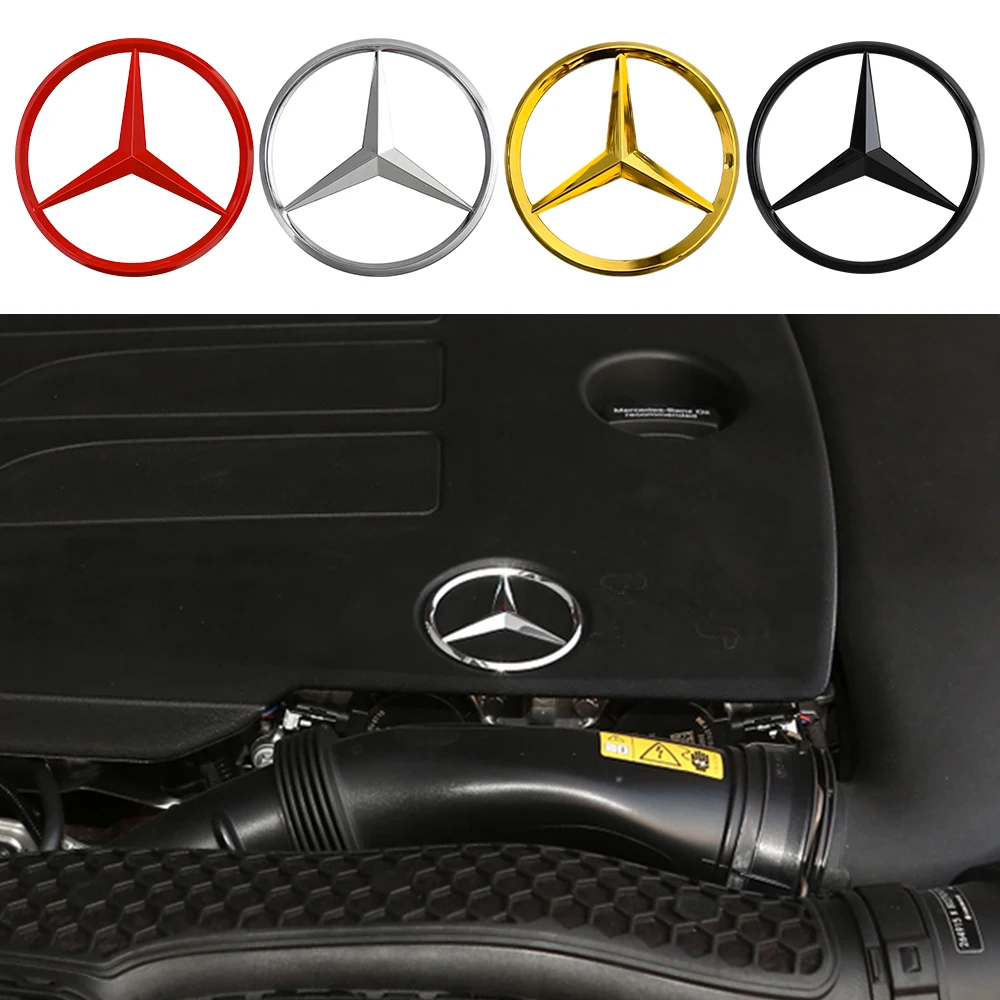 70 мм металлический значок на капот двигателя автомобиля, логотип, наклейка на капоты двигателя автомобиля, аксессуары для Mercedes Benz W108 W124 W126 W140 W168 W169 W213
