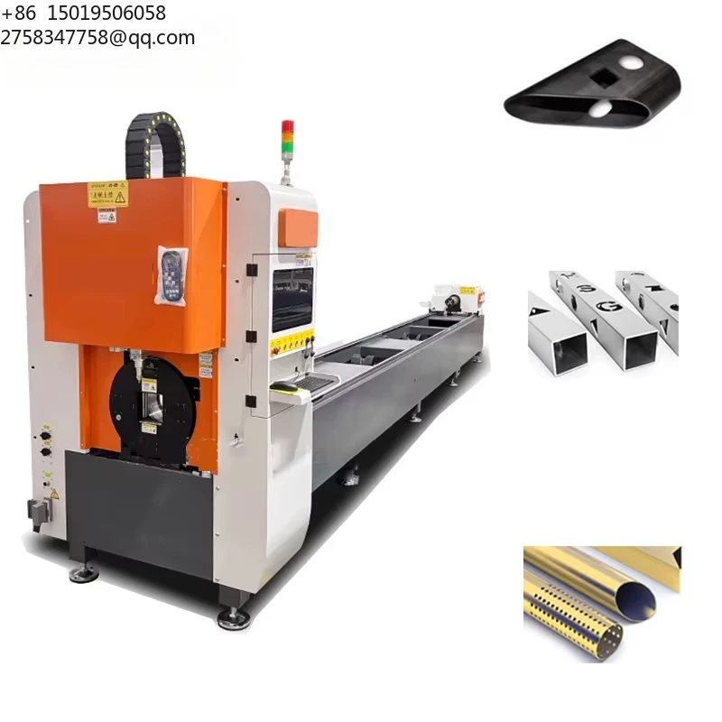 High Stability H-170PM Three-dimensional La-ser Pipe Cutting Machine Without Drawing and Fast Speed
