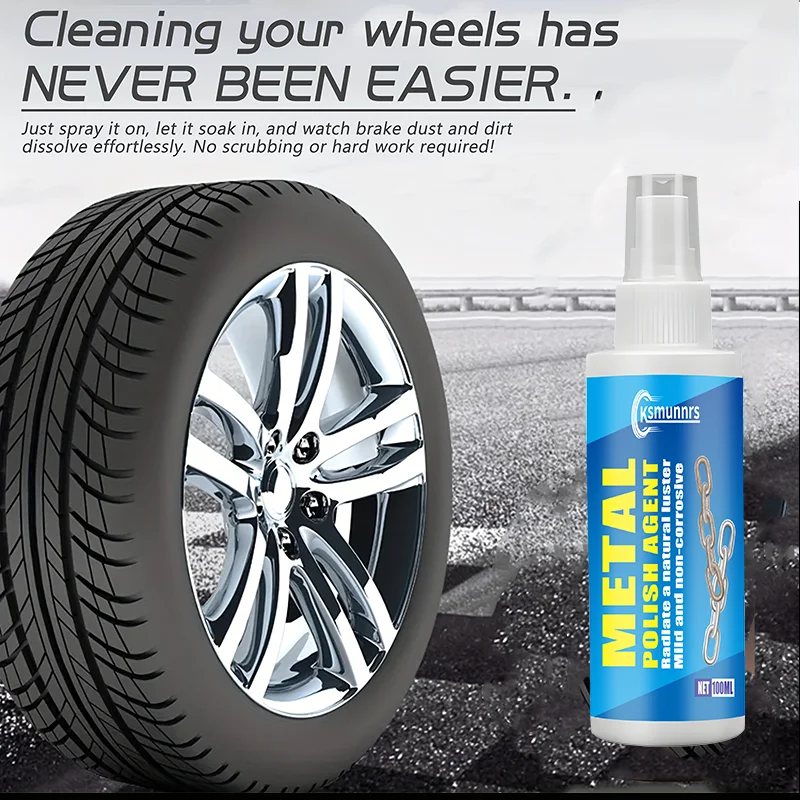 

Clean motorcycle [Powerful Rust Remover Spray] Powerful Multifunctional Metal Rust Remover Spray | High Penetration, Deep Clean