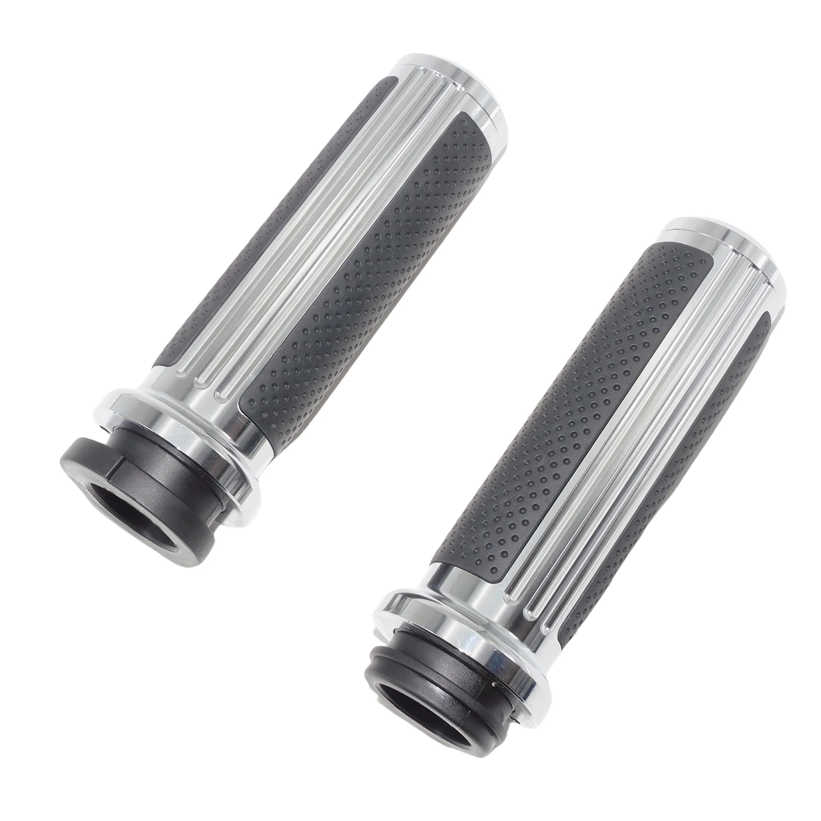 Motorcycle 1\'\' 25mm Electronic Throttle Handle Bar Hand Grips For Harley Touring Electra Glide Road King Softail Slim FLS FLHXS