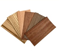 6pcs Premium Natural Wood Veneer Sheets Marquetry Inlay Veneer Art Material Thickness 0.35-0.45mm L:7.87inchxW: 3.94inch