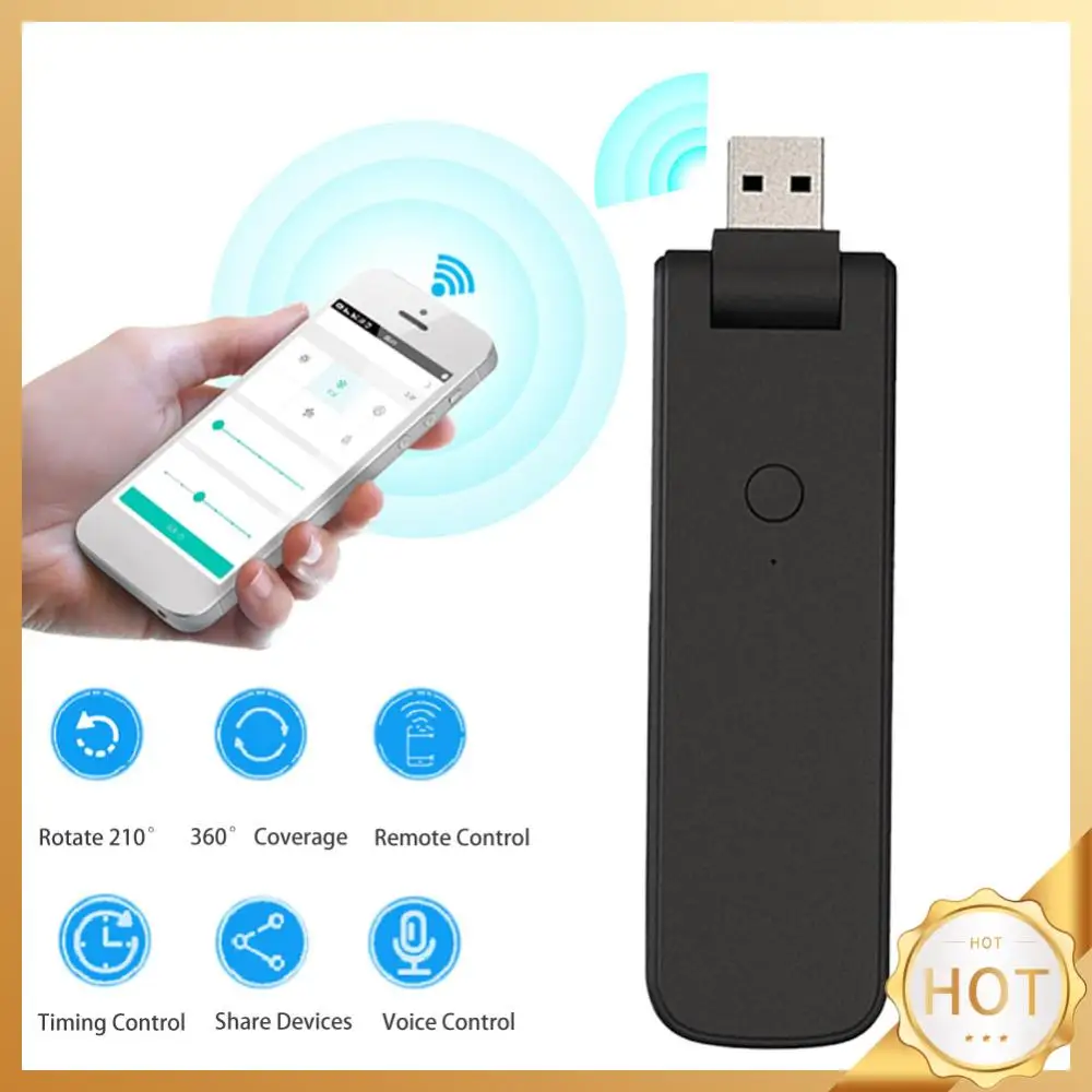 WiFi Smart IR Remote Controller USB Power Supply Infrared Universal Remote Blaster Support Alexa/Google Assistant for Smart Home