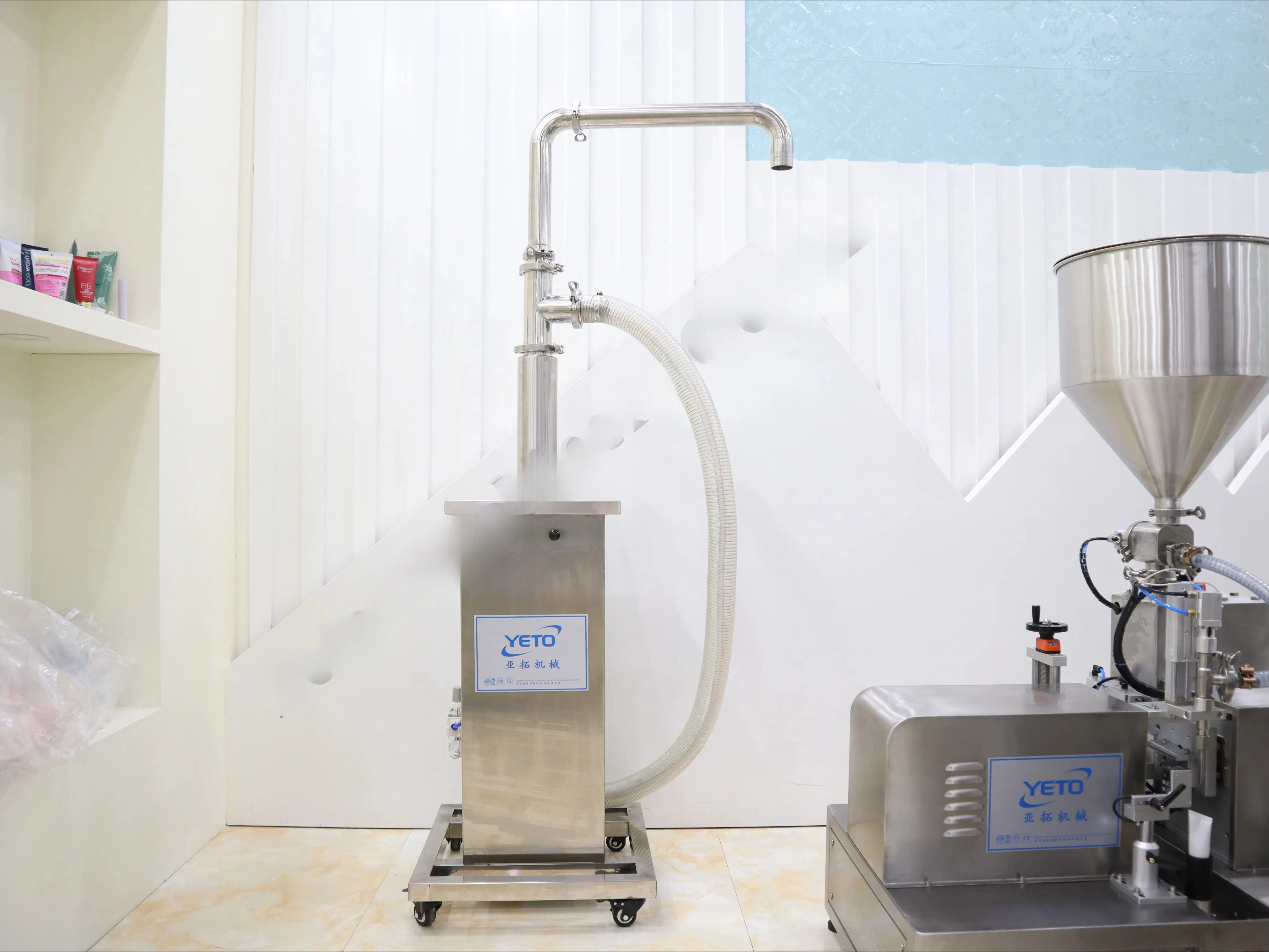 

Stainless Steel Small Dosing Food Grade Coffee Chili Sauce Viscosity Paste Cream Gel Pneumatic Piston Pump