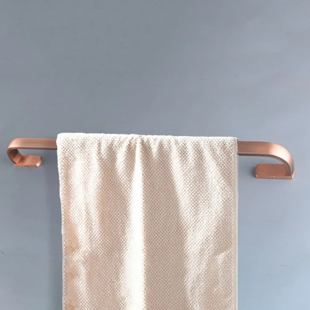 

Antique Red Copper Brass Bathroom Accessory Wall Mounted Single Towel Bar Towel Rail Rack Holder Bathroom Fitting aba662