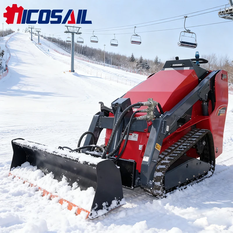 

Высококачественный мини-погрузчик с бортовым поворотом и ковшом для небольшого сада, фронтальный погрузчик с двигателем Kubota