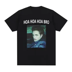 Robert Pattinson Edward Twilight Graphic T Shirt Men Fashion Cotton Short Sleeve T-shirts Unisex Retro O-Neck Oversized T-shirt
