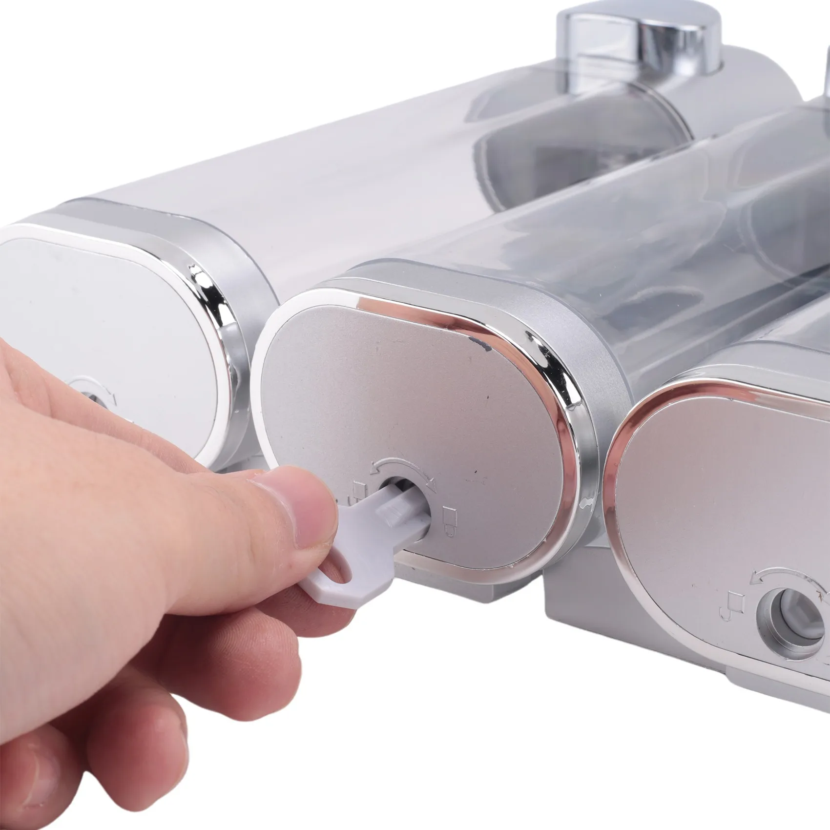 

ABYA Room Wall Mounted Bathroom Shower Pump Dispenser and Organizer - Can Be Used for Shampoo,Conditioner,B