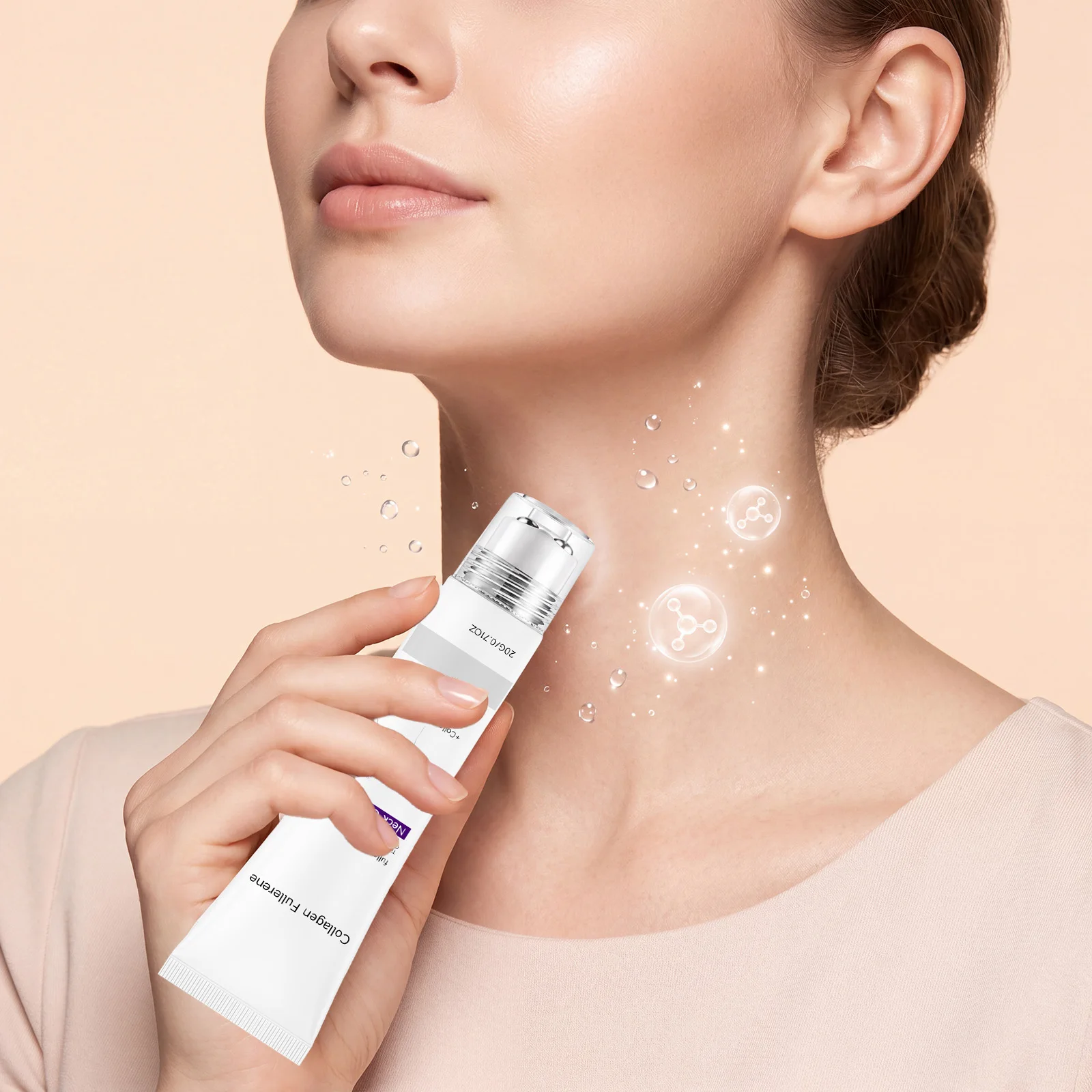 Tightening Neck Cream Moisturizer Improve Dry Rough Neck Skin Hydrate Soften Skin Texture Long Lasting Massage Tightening Care