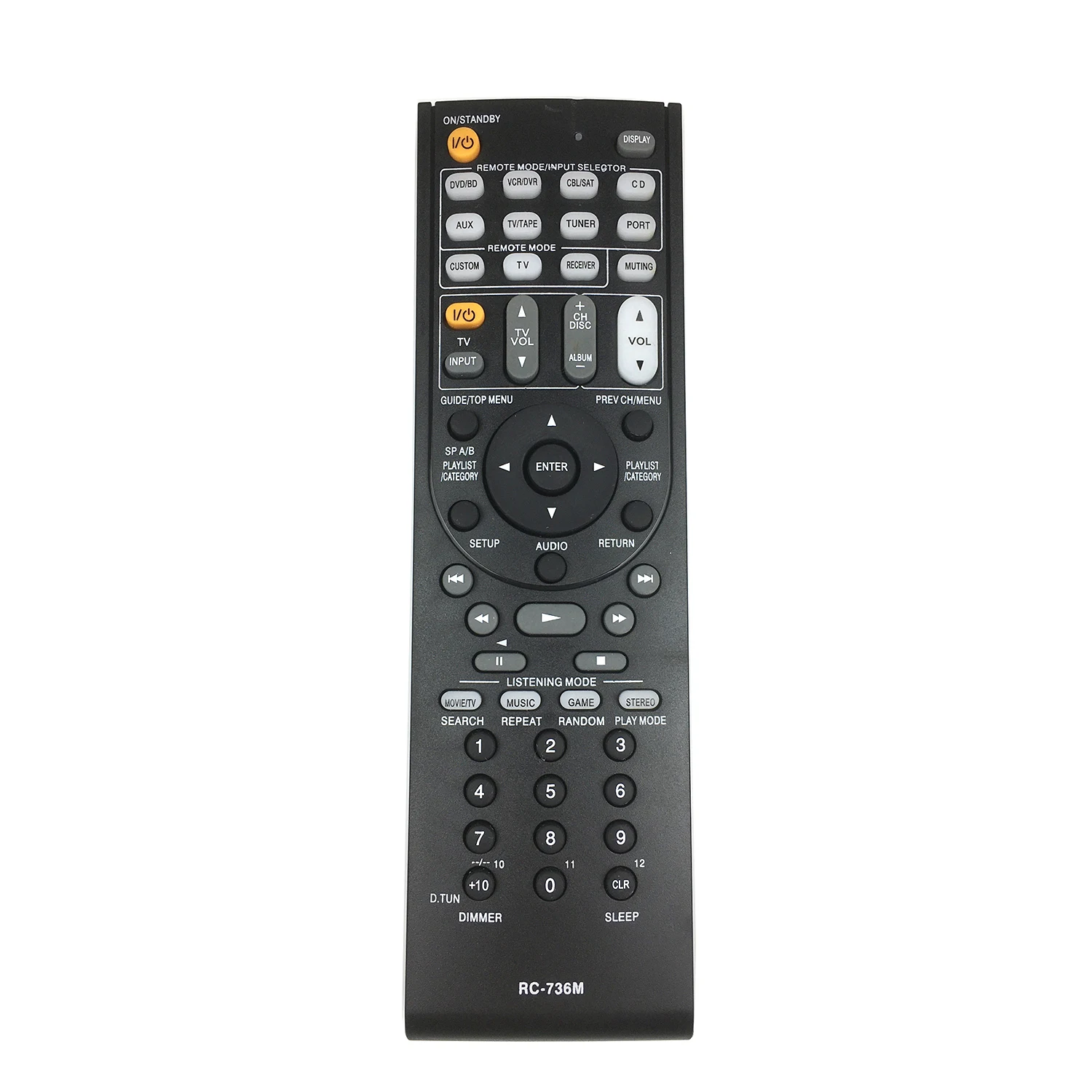 RC-736M Remote Control for Onkyo AV Receiver RC-620M RC-708M RC-737M RC-762M RC-764M RC-735M RC-738M TX-SR307