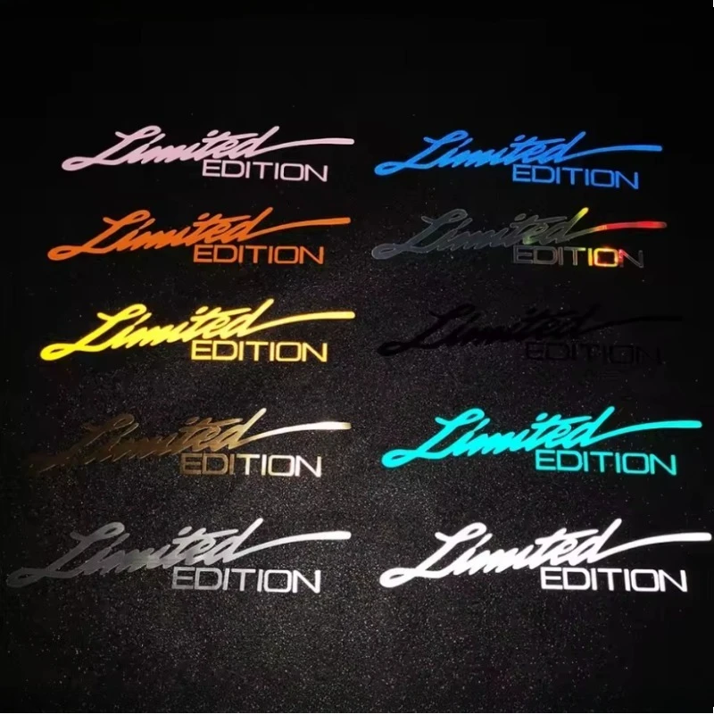

Vinyl Sticker Window Sticker Car-styling 3D LIMITED EDITION Decoration Reflective Laser Decal For Car Accessories