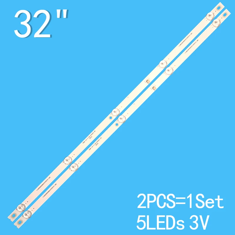 2PCS 599MM New TV\'s LCD Lamp Bars For CRH-ZG32G5CE30300502832REV1.1 Backlight Strips 32G5C LB-C320X18-E5C-H-G01-XRD2 Matrix