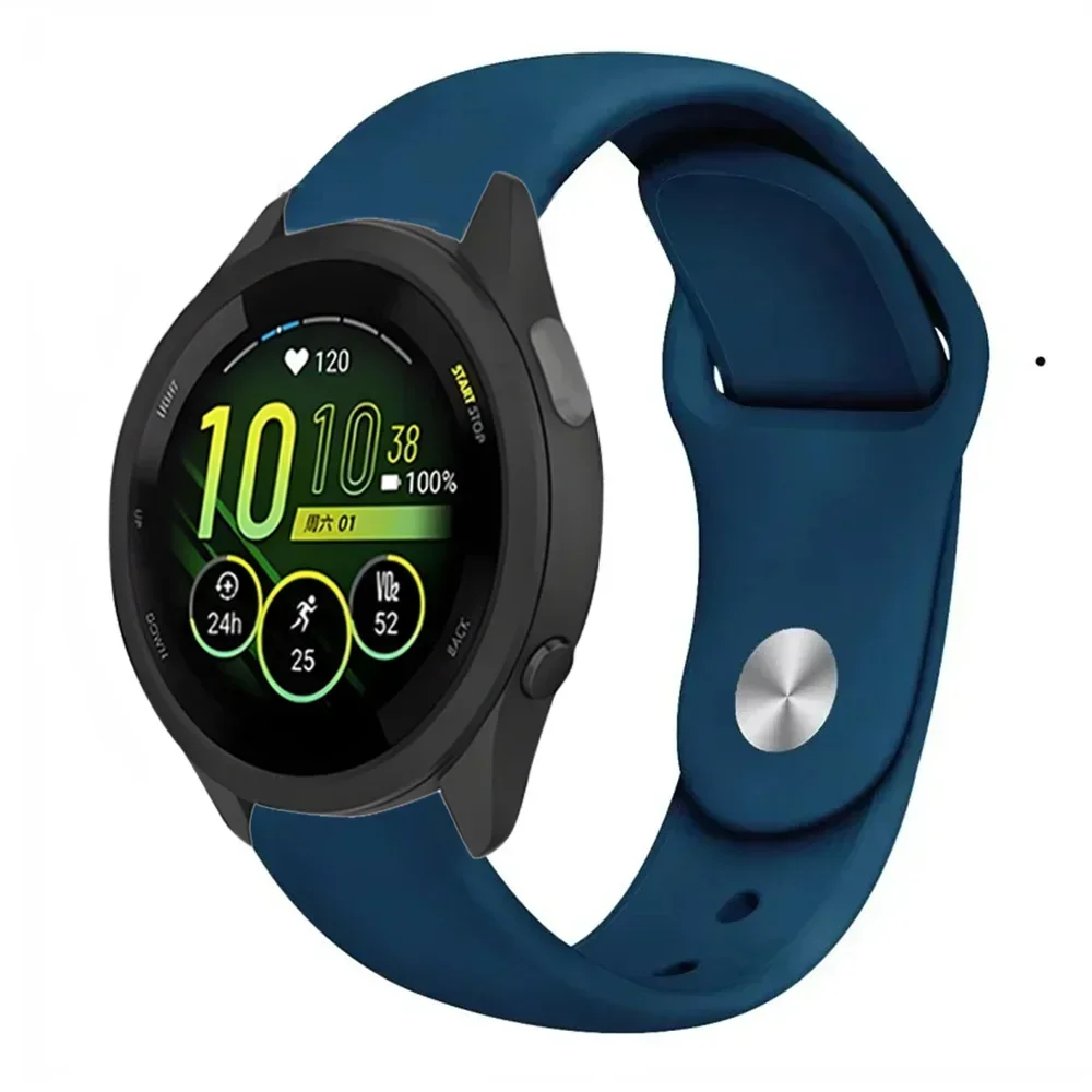 18/20/22mm Soft Silicone Strap For Gramin Forerunner 55 165 645 965 255/265 bracelet Accessories Wristband Garmin Venu 3S Correa