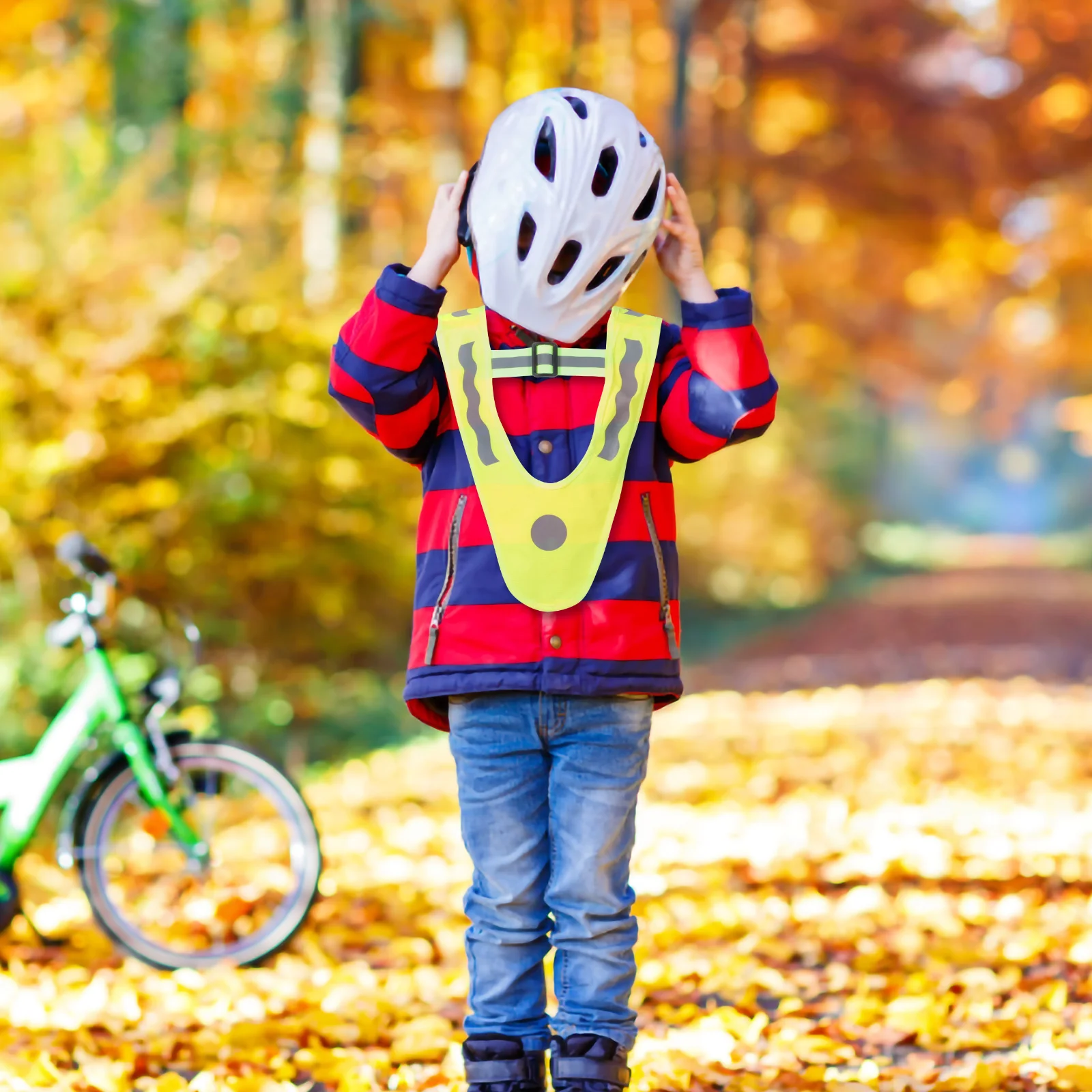 

Kids Fluorescent Safety Vest Lightweight Breathable Protective Vest for Outdoor Activities Safety Vests Boys Vests