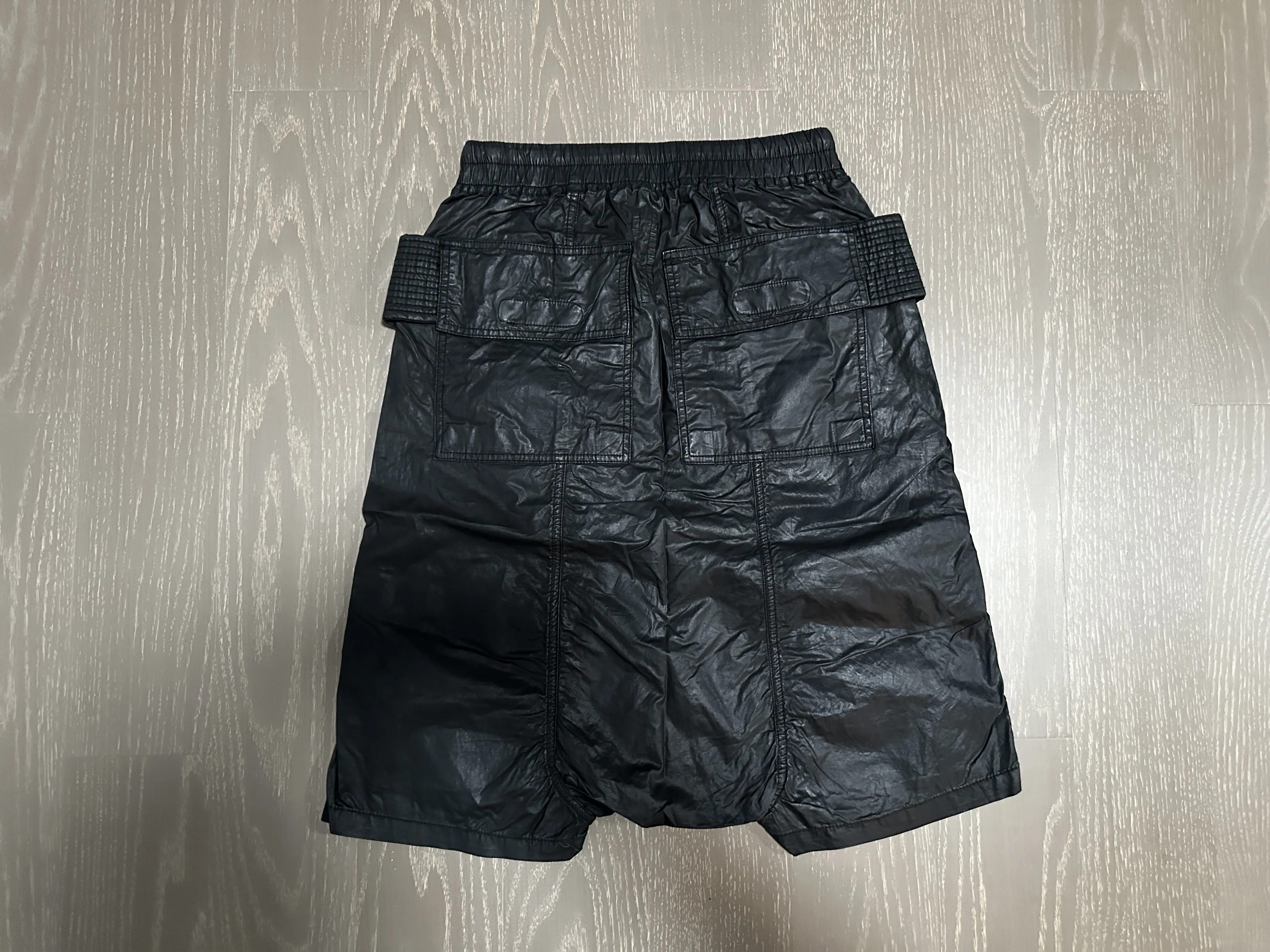 High Street Classic RO Dark Style Double Ring Brush Wax Oil Wax Shorts Men's Slightly Collapsed Shorts Retro Seven Quarter Pants