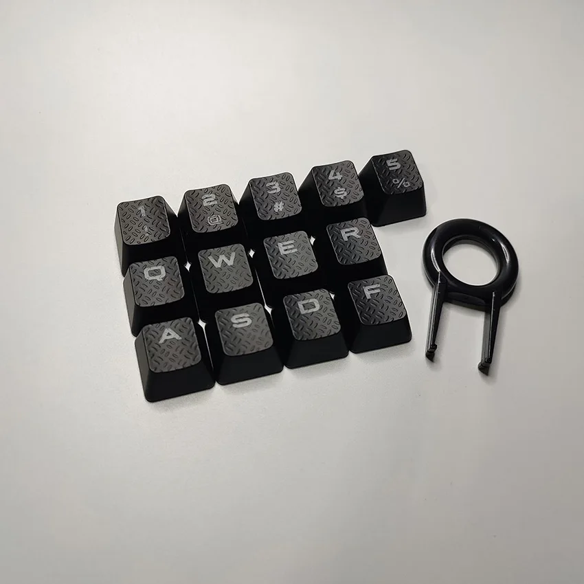 

For Keyboards 13-key Non-Slip Checkered Feeling Mechanical Keyboard Keycap Accessories