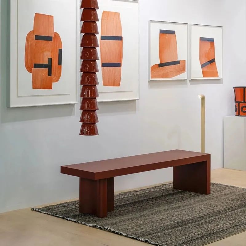 Banqueta de cabeceira cruzada simples e luxuosa