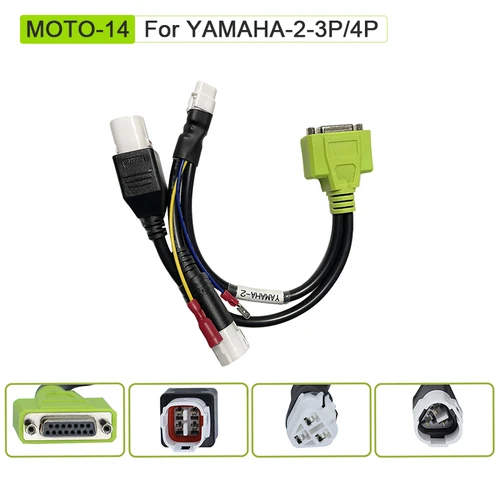 Imagen 2 del producto Cable de diagnóstico de motocicleta para herramienta de diagnóstico JDiag M100 PRO, conector de inspección EFI especial para Yamaha Honda Kawasaki Suzuki