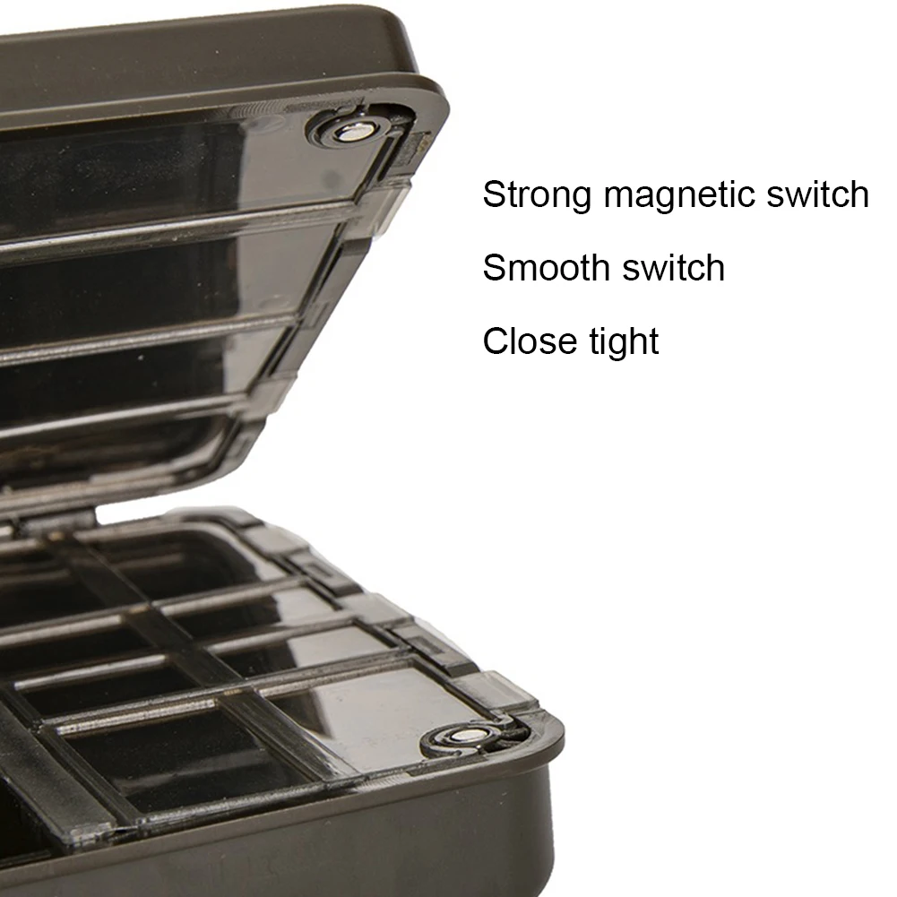 منظم تخزين أدوات الصيد 27 شبكة ملحقات الصيد صندوق مغناطيسي متعدد الأغراض ملحقات معدات صيد الأسماك