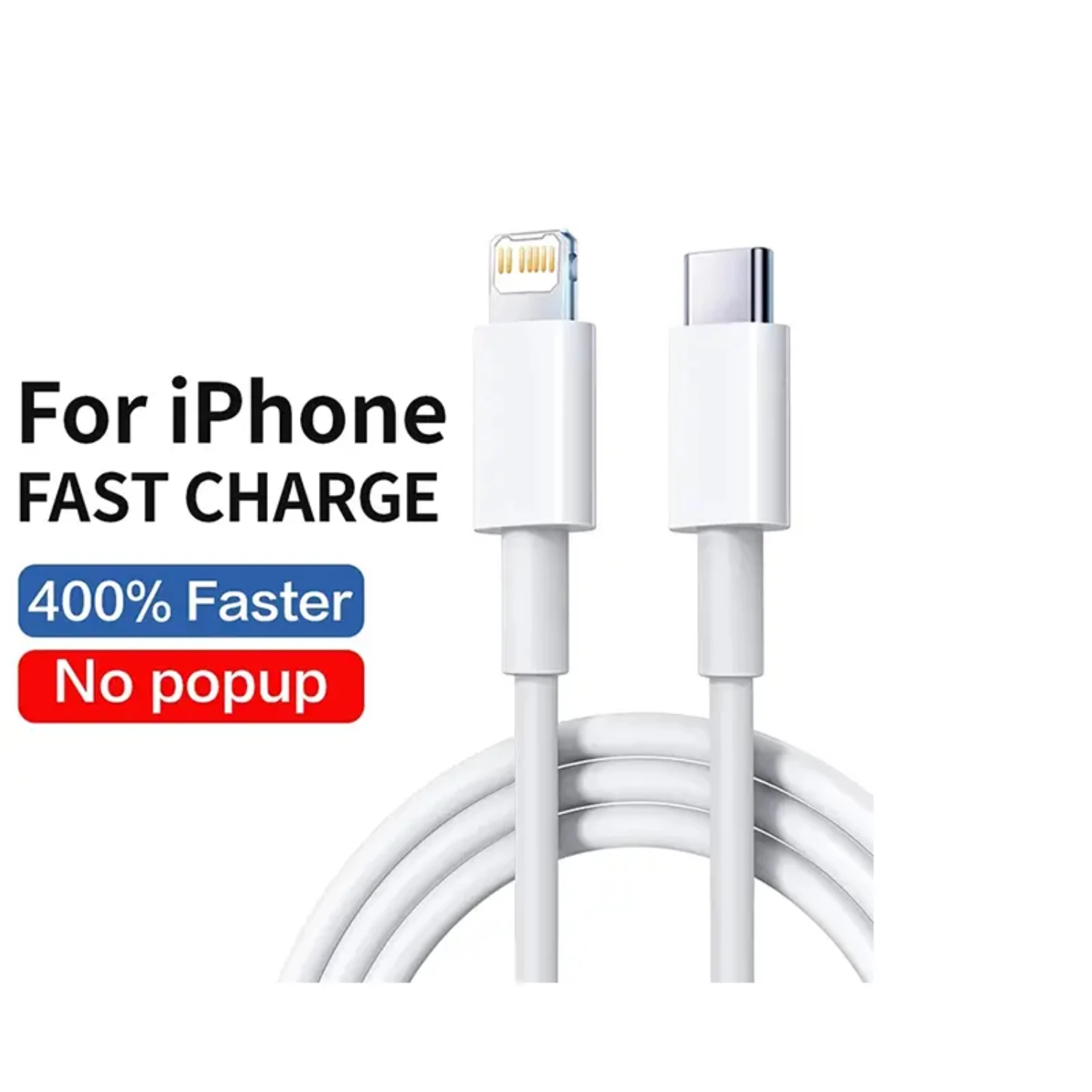 

Высококачественный прочный кабель USB-Lightning длиной 1,5 м для быстрой зарядки — 1 шт. для iPhone 13 и 12 Pro Max. Надежный шнур синхронизации данных для