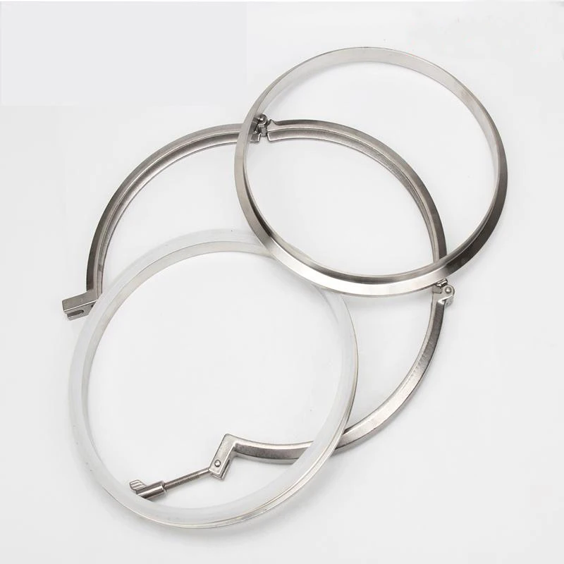 Tri Clamp With  Weld Ferrule  Sillicon Gasket  OD219 Ferrule 233.5