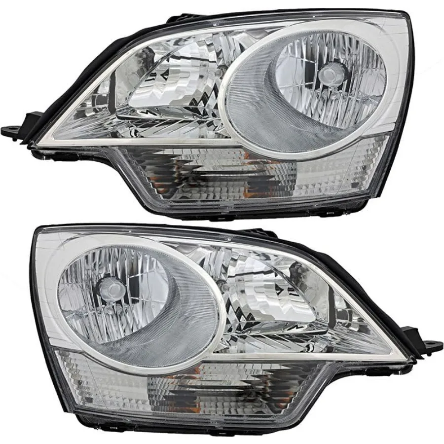 

For Saturn Vue | Vue Hybrid Headlight 2008 2009 Driver and Passenger Side Headlamp Assembly Replacement