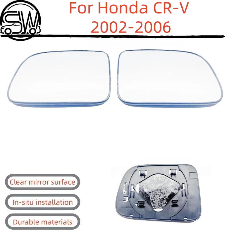 For Honda CR‑V 2002‑2006 Rearview Mirror Glass With Heating.