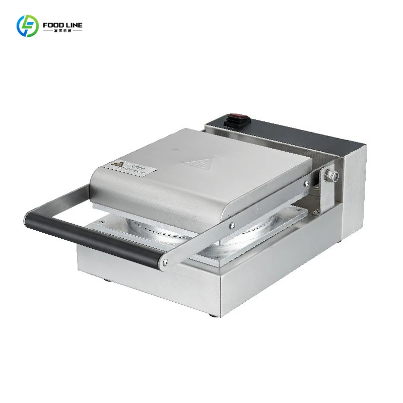 FL Electric Automatic Double Head Waffle Cone Baker Commercial Stainless Steel for Ice Cream and Dessert Shop