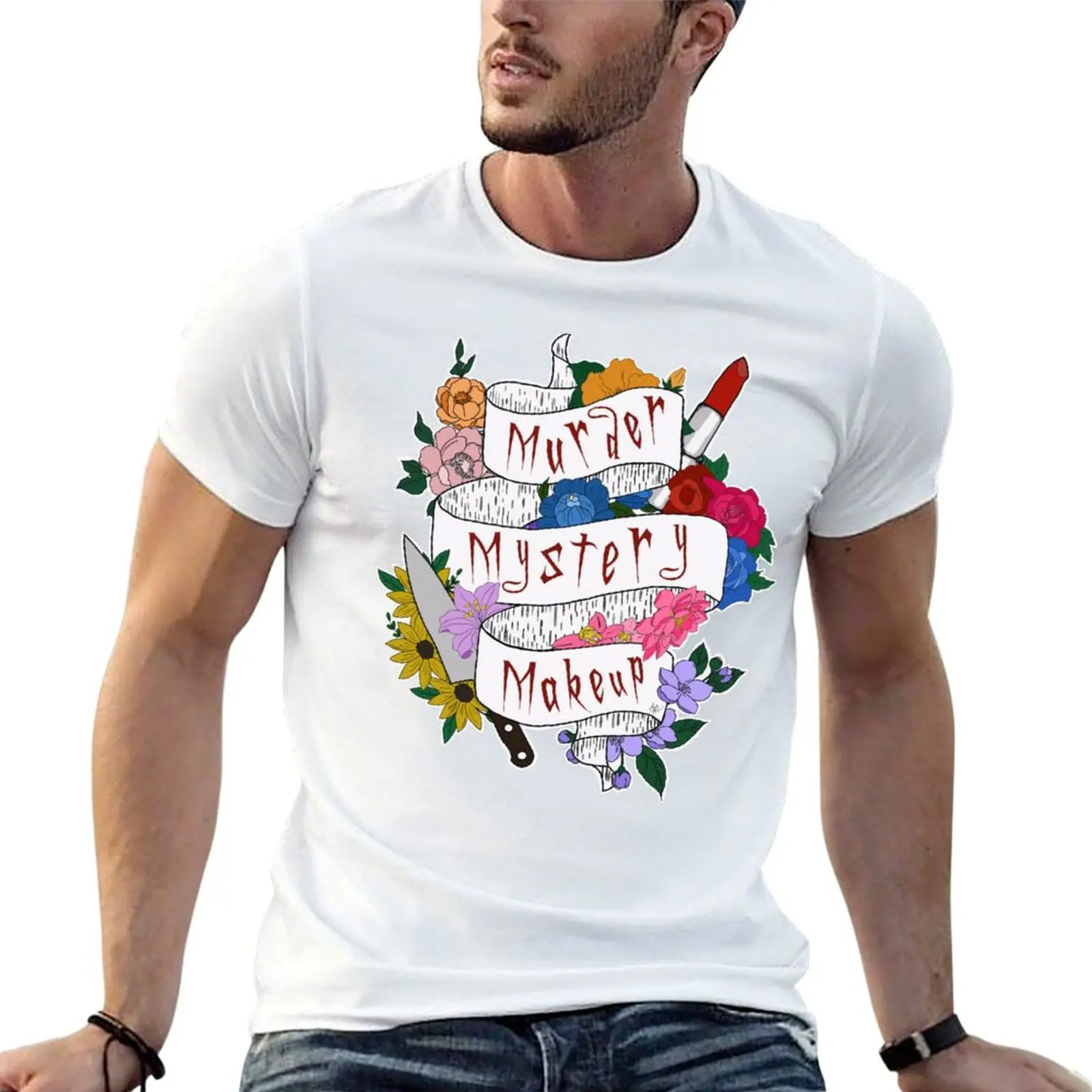 تي شيرت MMM تي شيرت قطني تي شيرت عالي الجودة للرجال تي شيرت برسومات