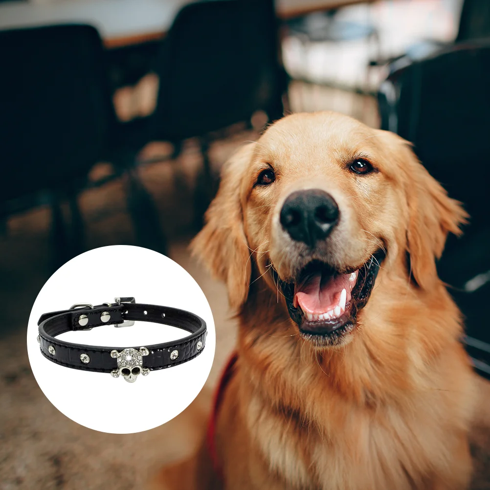 

Pet Candy Halloween Skull Collar Dog Stylish Collars Accessories Puppy Necklace Apparel