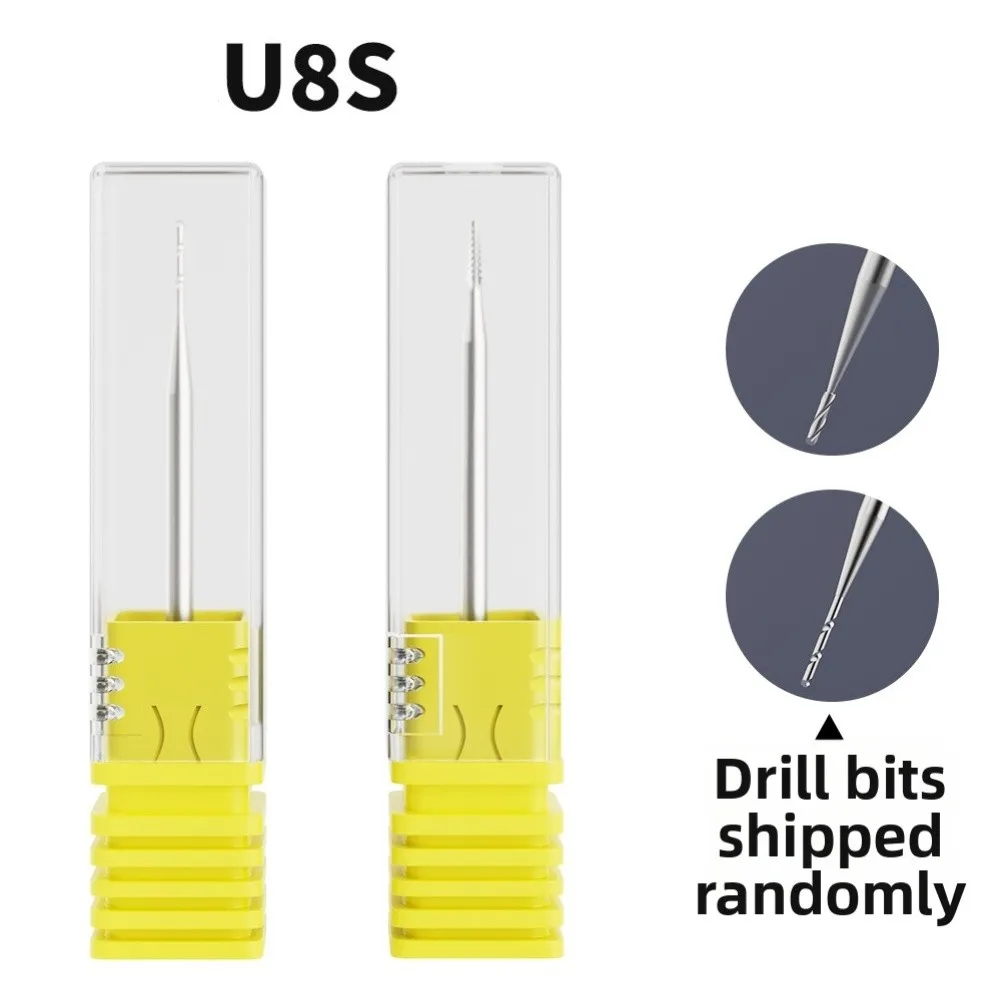 U8S Metal Screw Extractor Drill Bit Kit Featuring Carbide Alloy Construction for High Strength Stripped Screw Removal