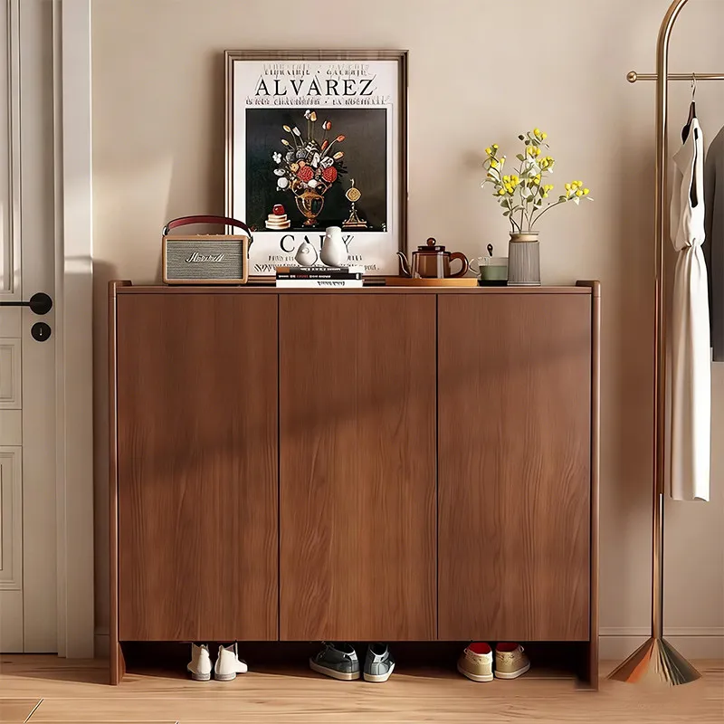 Luxury Modern Vertical Module Shoe Cabinet Living Room Space Saving Decor Design Shoe Cabinet Shelving Zapatero Madera Furniture