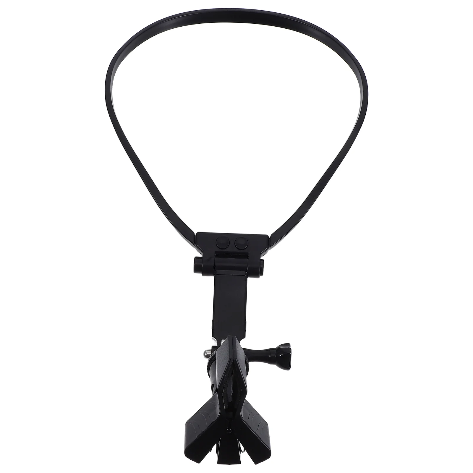 

Neck Hanging Microphone Holder Adjustable Ergonomic Mic Rack Hands-Free Stable Grip Singing Hosting Outdoor Live Streaming