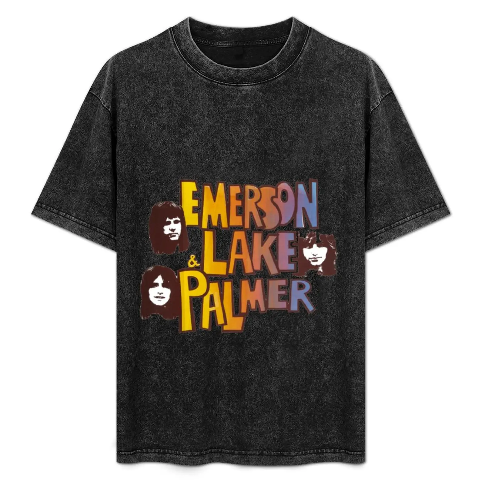 Emerson Lake and Palmer- ELP band T-Shirt customs basketball graphic tees plus size clothes cute tops men t shirt